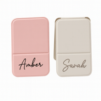 Personalised Compact Mirror – Custom Name Travel Mirror