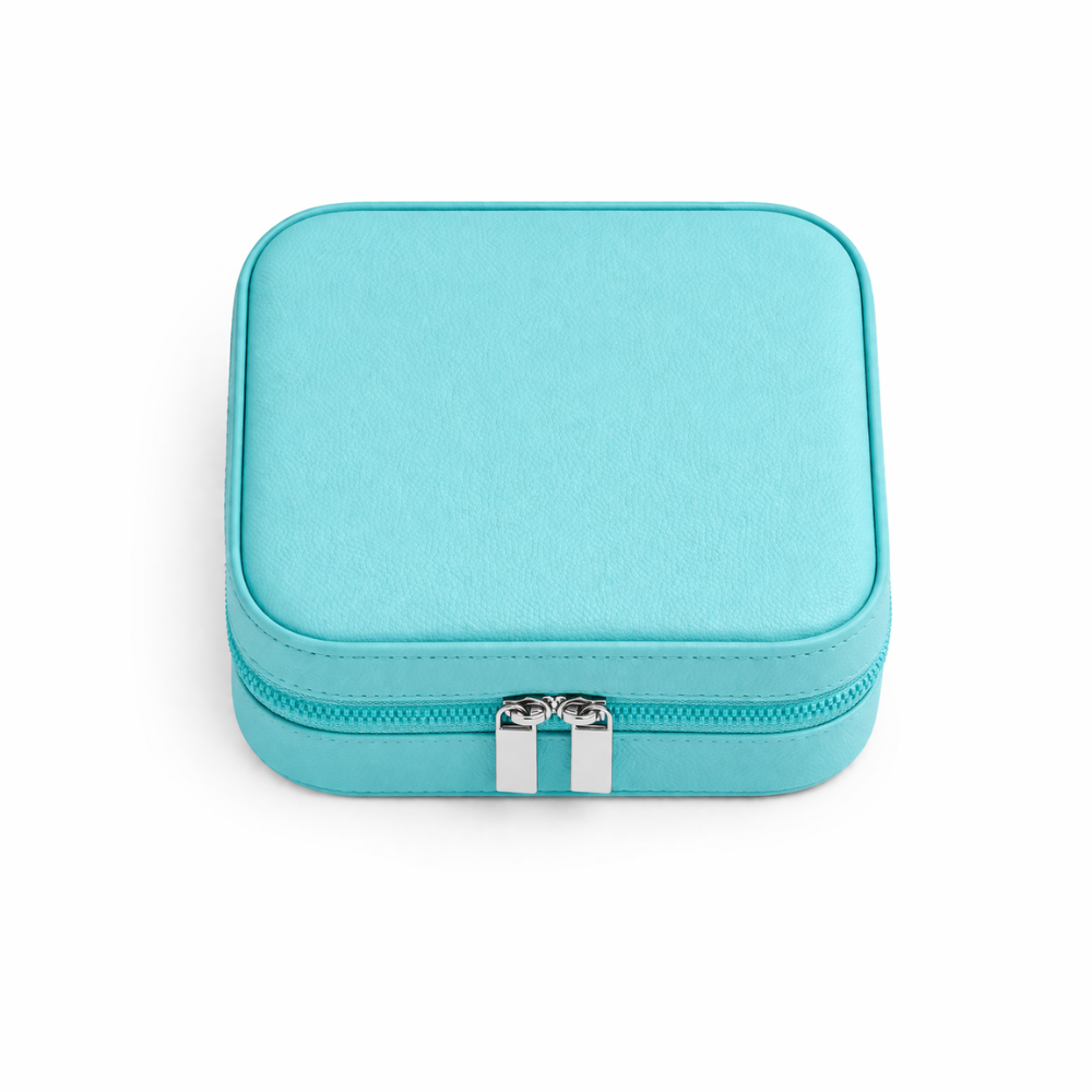 Personalised PU Leather Jewellery Box – Custom Name Gift (Small)