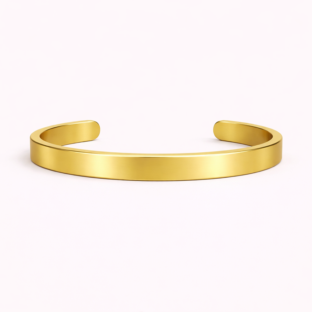 Stainless Steel Bangle – Rose Gold, Gold & Silver