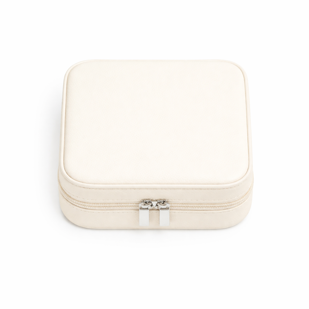 Personalised PU Leather Jewellery Box – Custom Name Gift (Small)