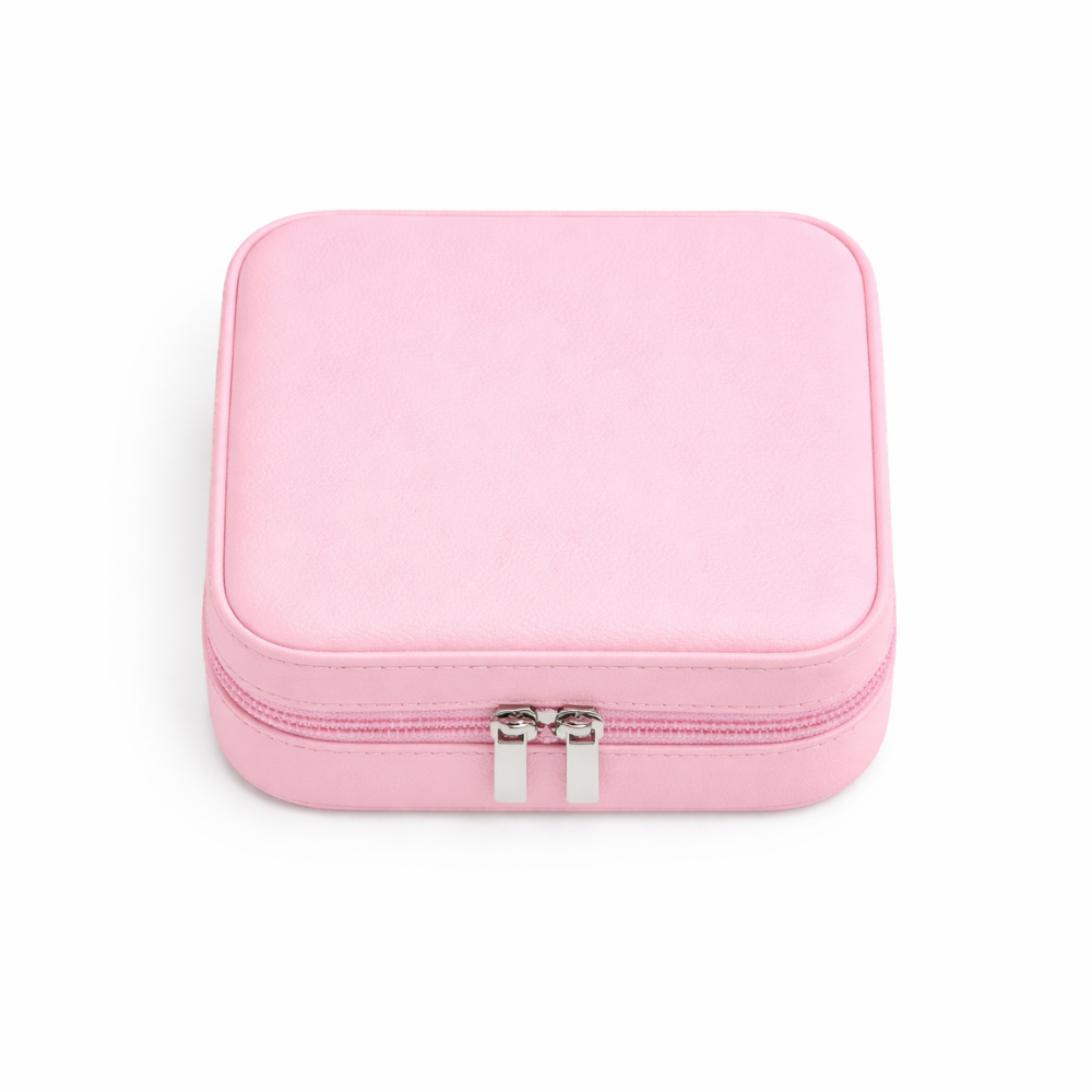 Personalised PU Leather Jewellery Box – Custom Name Gift (Small)