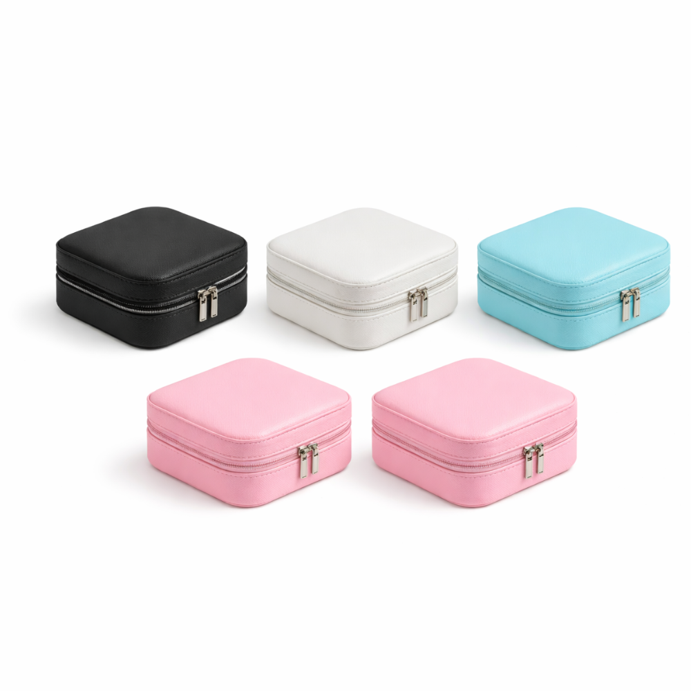 Personalised PU Leather Jewellery Box – Custom Name Gift (Small)