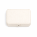 White jewellery box on a white background