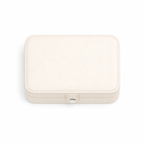 White jewellery box on a white background
