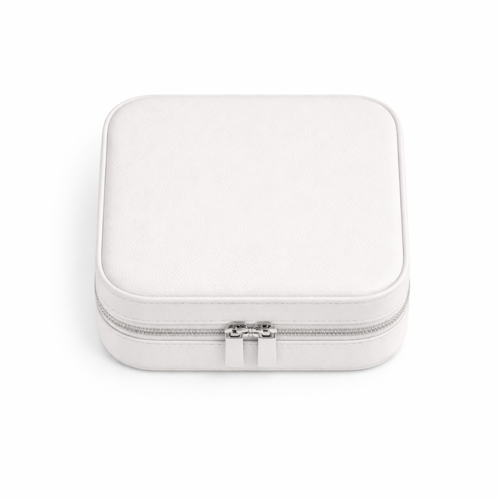 Personalised PU Leather Jewellery Box – Custom Name Gift (Small)